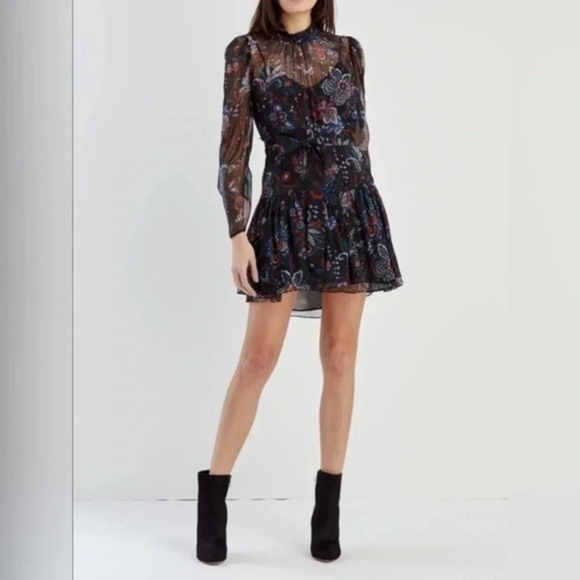 NWT Veronica Beard Bolade Mini Dress Size 8 B923 - Picture 1 of 7